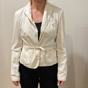 G1 Basic Goods Cream Jacket size Large